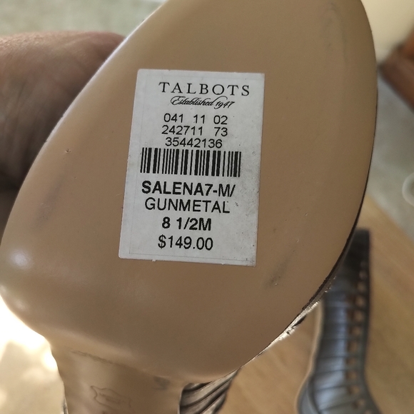 Talbots 4.5" heels sz. 8.5 - Picture 4 of 7